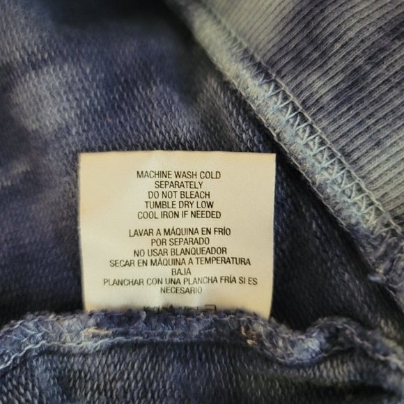 Canyon River Blues Womens Sz L Long Sleeve Tie Dye Terry Sweatshirt Hippie Top - Picture 11 of 11